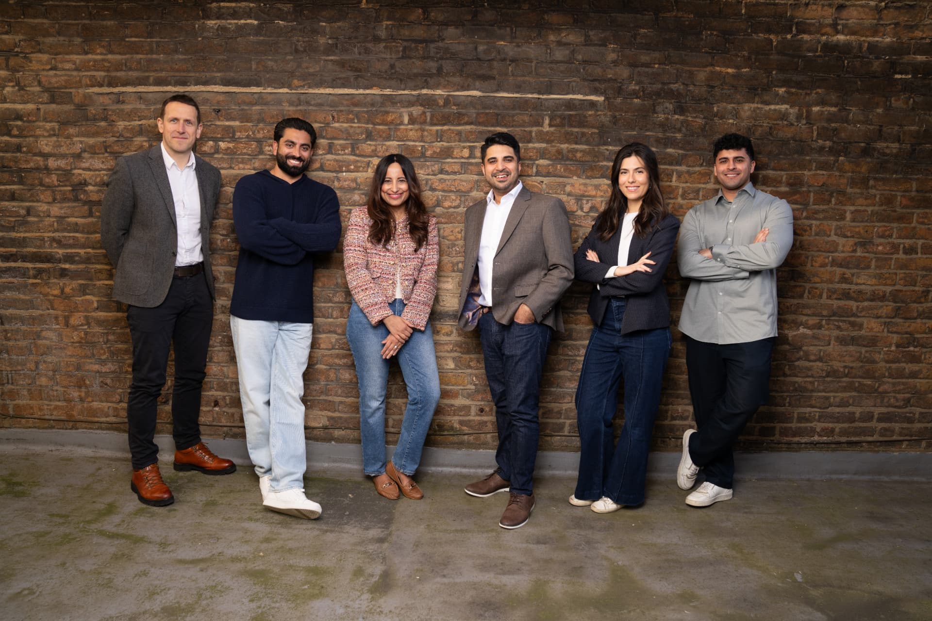The Arāya Ventures team standing together
